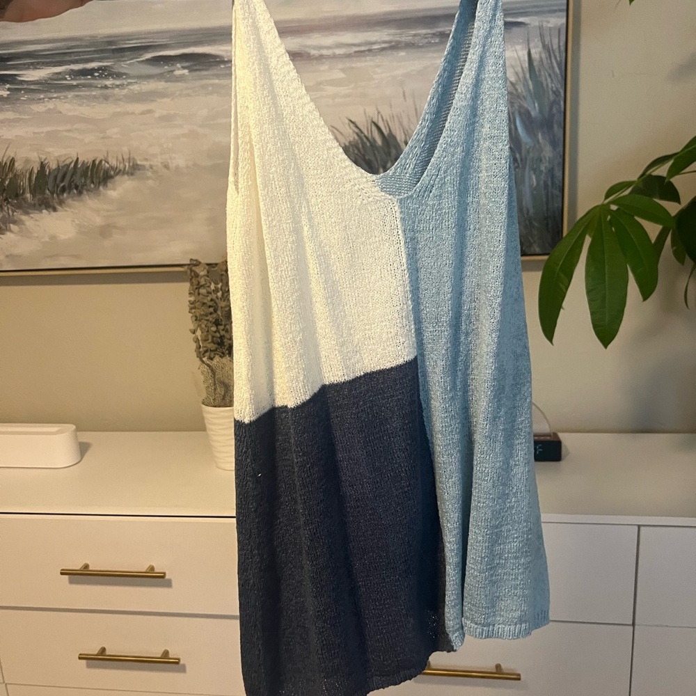 Colorblock tank top